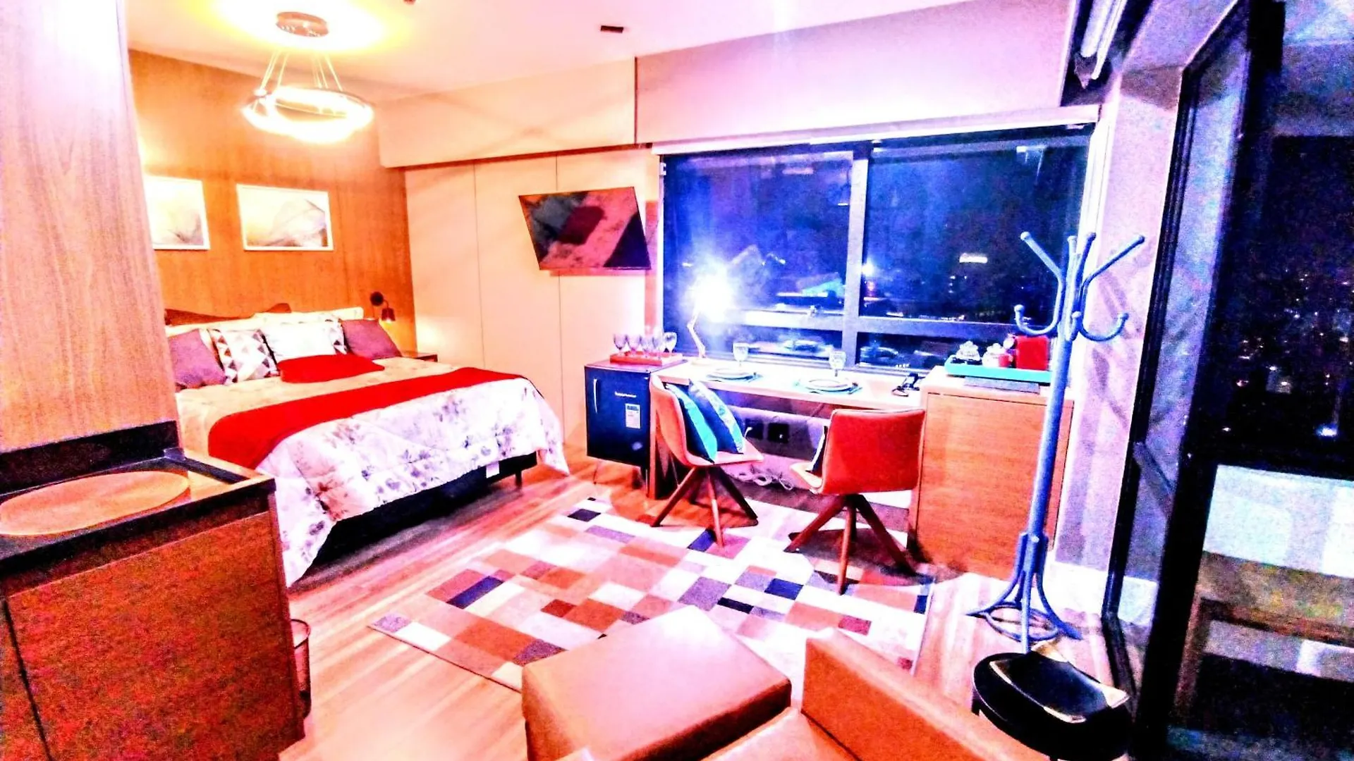Master Deluxe Studio Varanda - Premium Blue Tree - Av Paulista - Black Edition Spa - By Housenn Sao Paulo