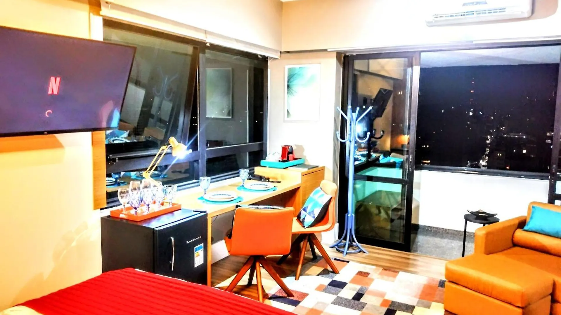 Master Deluxe Studio Varanda - Premium Blue Tree - Av Paulista - Black Edition Spa - By Housenn ساو باولو 5*,