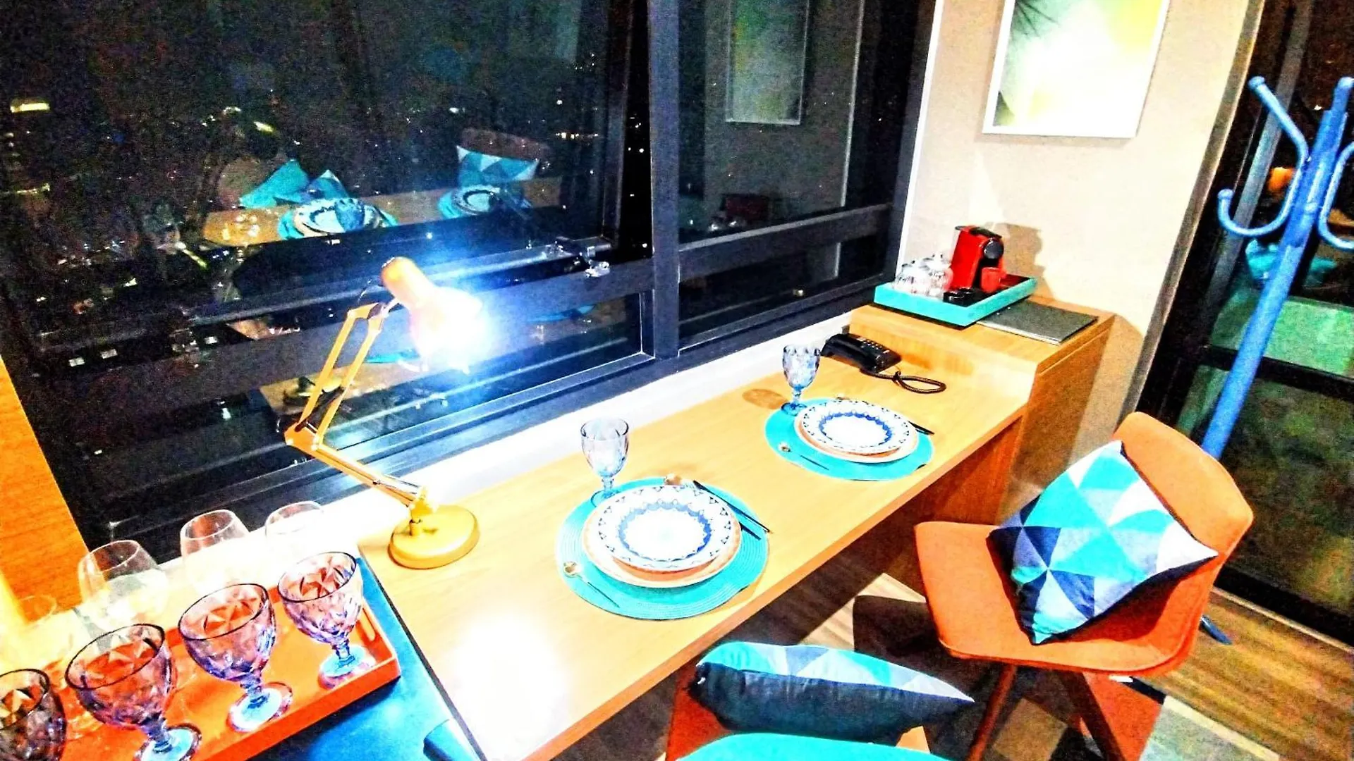 Master Deluxe Studio Varanda - Premium Blue Tree - Av Paulista - Black Edition Spa - By Housenn ساو باولو